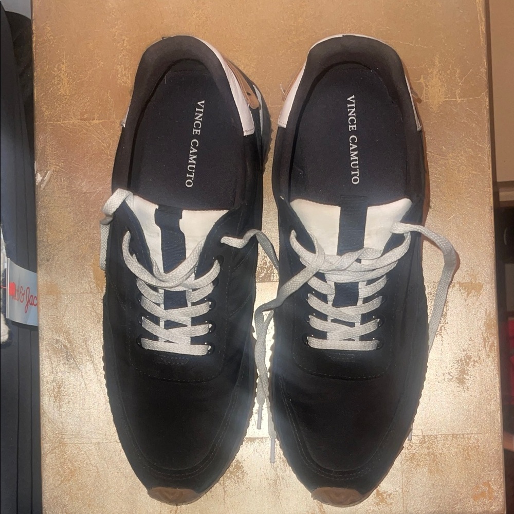 Vince Camuto Black and White Men's Sneakers